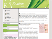 Tablet Screenshot of kalichem.it